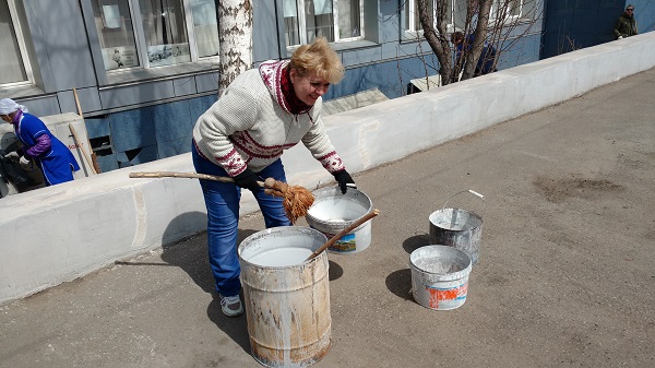 Субботник в Магнитогорске. Субботник в Магнитогорске.