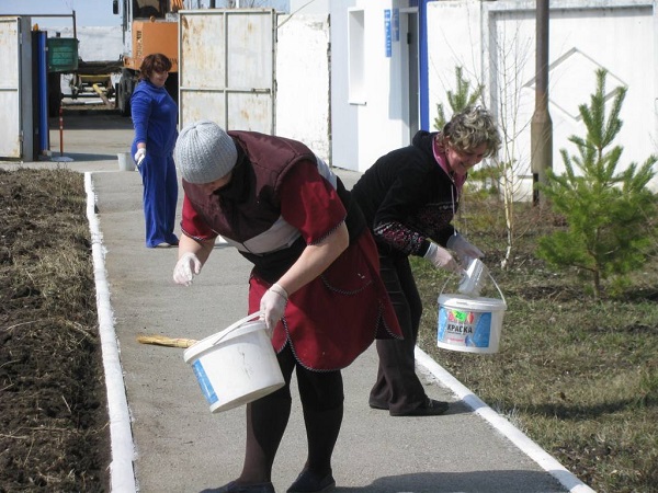 Пбелка бордюров в филиале АО "Газпром газораспределение Челябинск" в Локомотивном городском округе Пбелка бордюров в филиале АО "Газпром газораспределение Челябинск" в Локомотивном городском округе