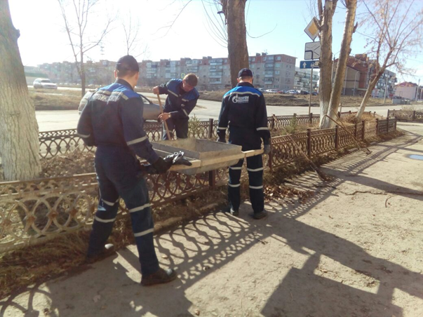 Субботник в Усть-Катаве Субботник в Усть-Катаве